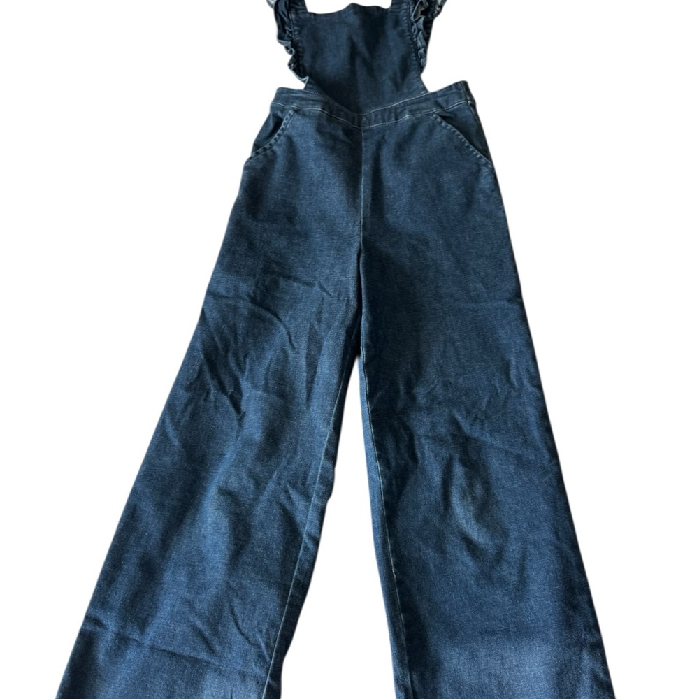 Hanna Andersson Dark Blue Denim Overalls